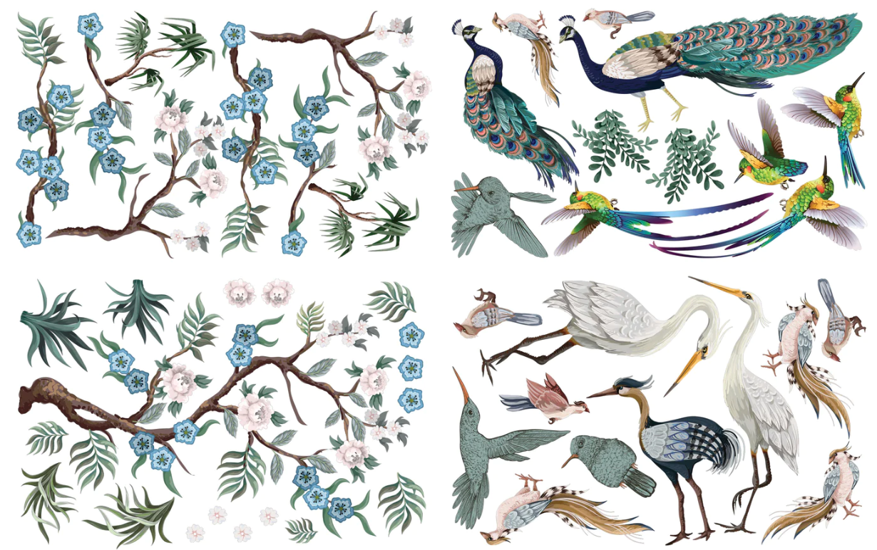 Transferts d'image - Chinoiserie