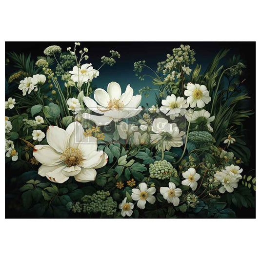 Papier découpage - Contrast of Night and Petal (A1 Fibre Tissus)