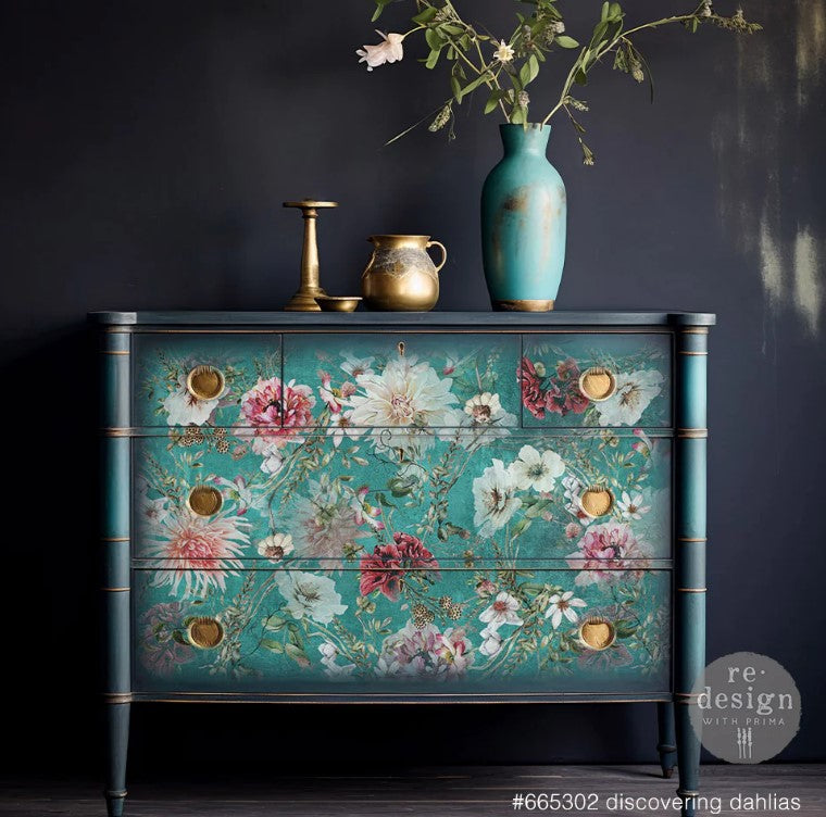 Papier découpage - Discovering Dahlias