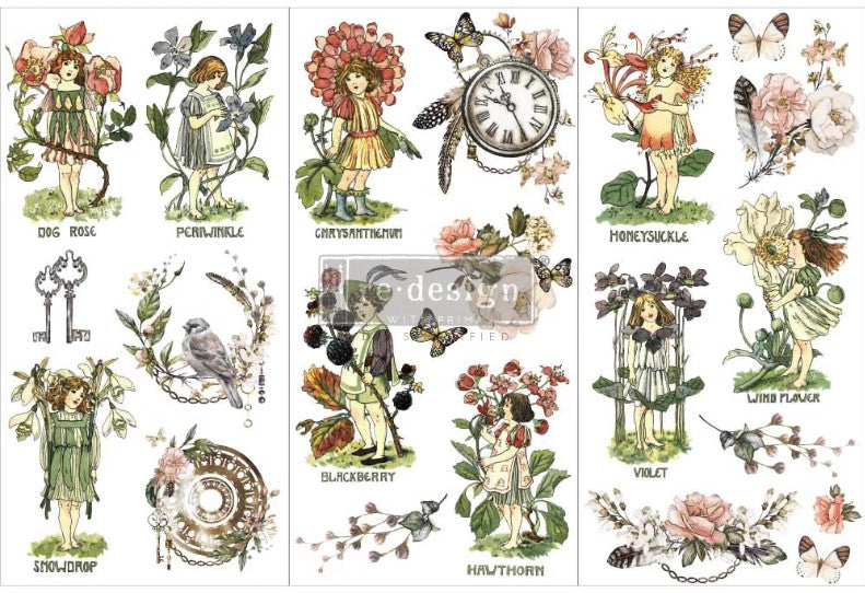 Transferts d'image - Flower Children (Petit)