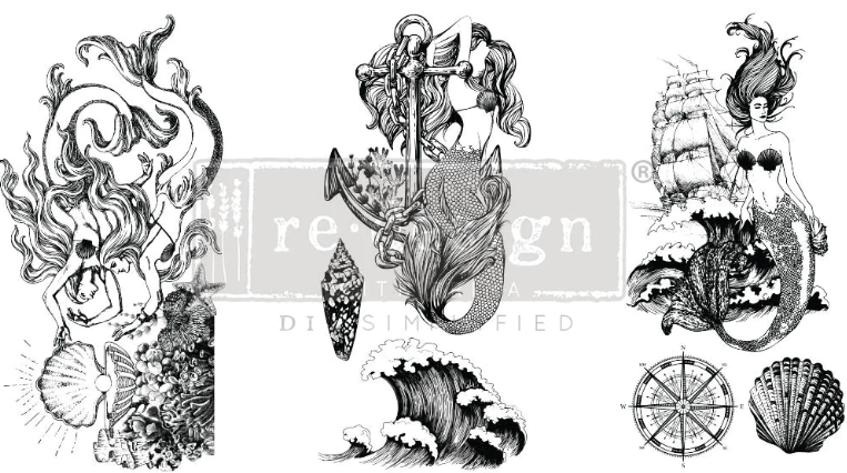 Transferts d'image - Mermaid Treasure (Petit)