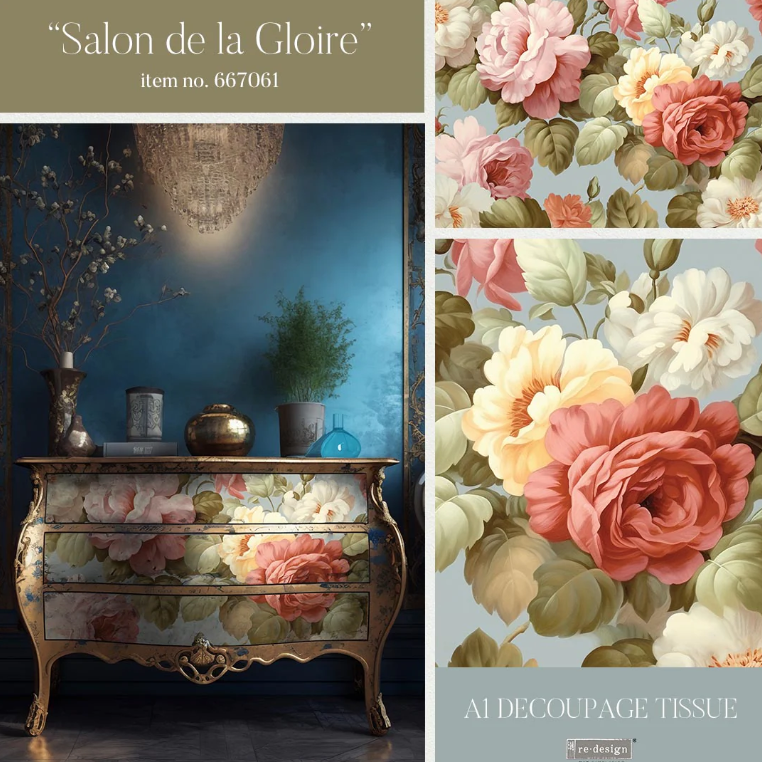 Papier découpage -Salon de la Gloire (A1 Fibre Tissus)