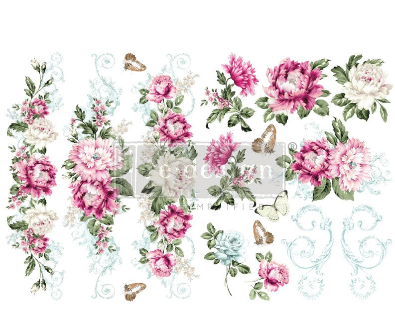 H2O Petit Transfert - Springtime Peonies