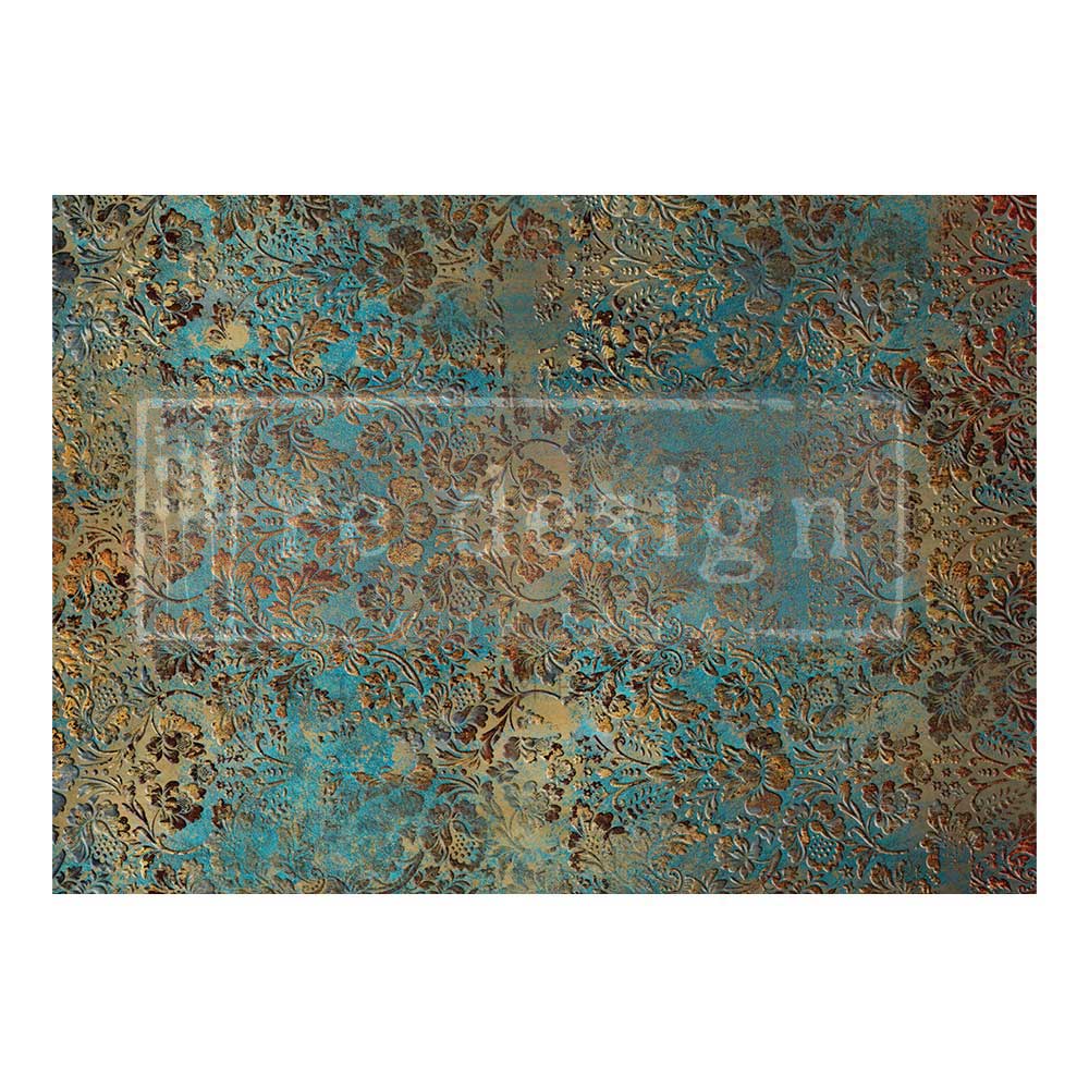 Papier découpage - Aged Patina (A1 Fiber Tissue)