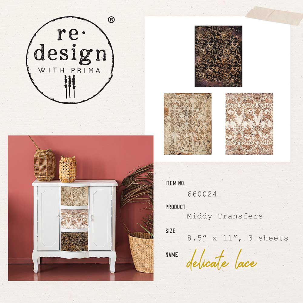 Image transfers - Delicate Lace (Middy)