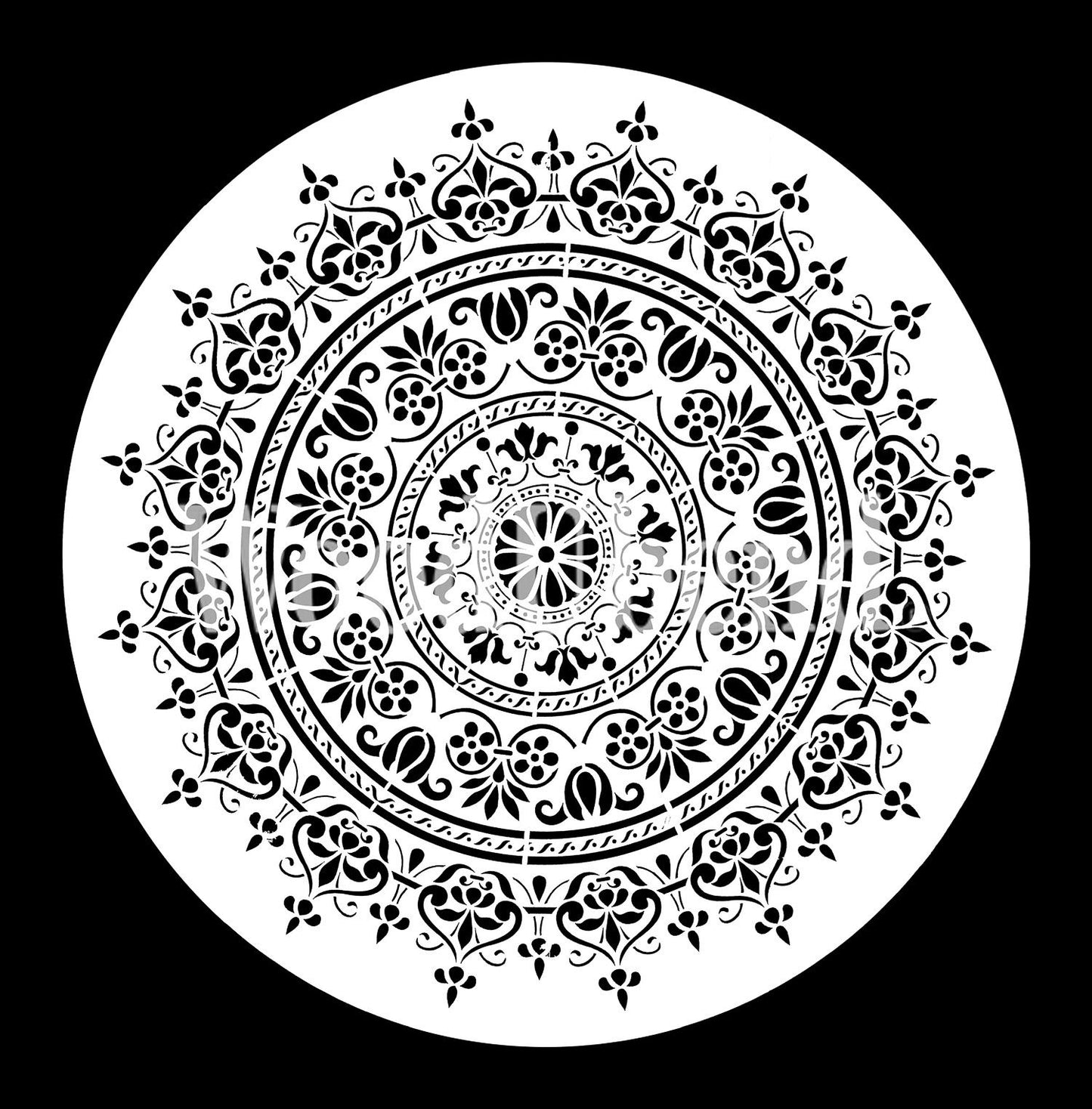 Pochoirs - Mandala Petit Stencil