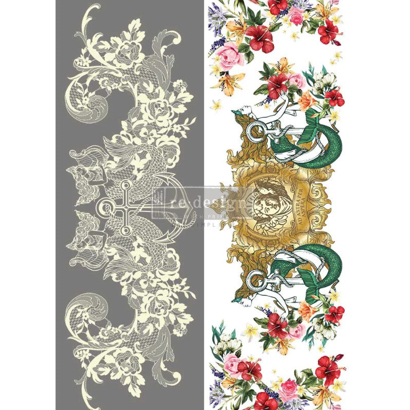 Image Transfers - Mermaid Lace