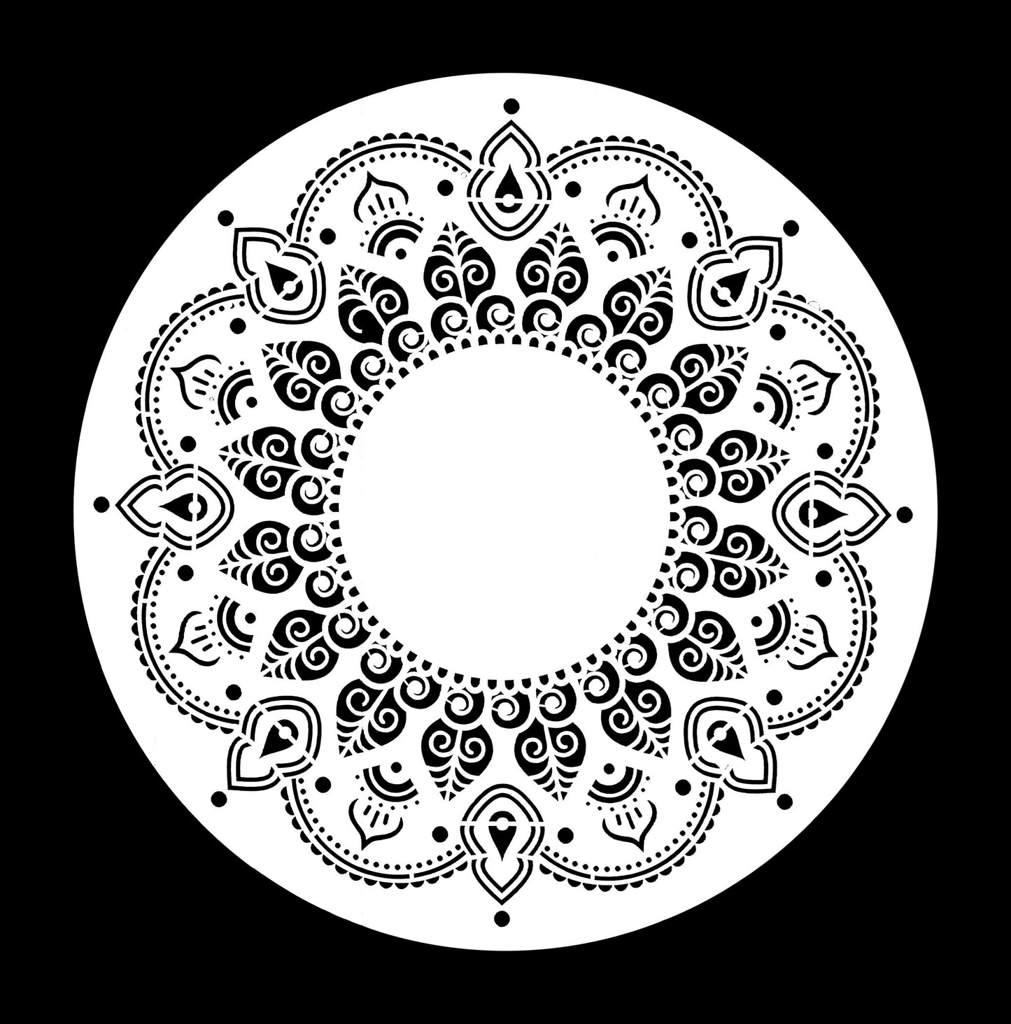 Pochoirs - Mandala Moroccan Melody
