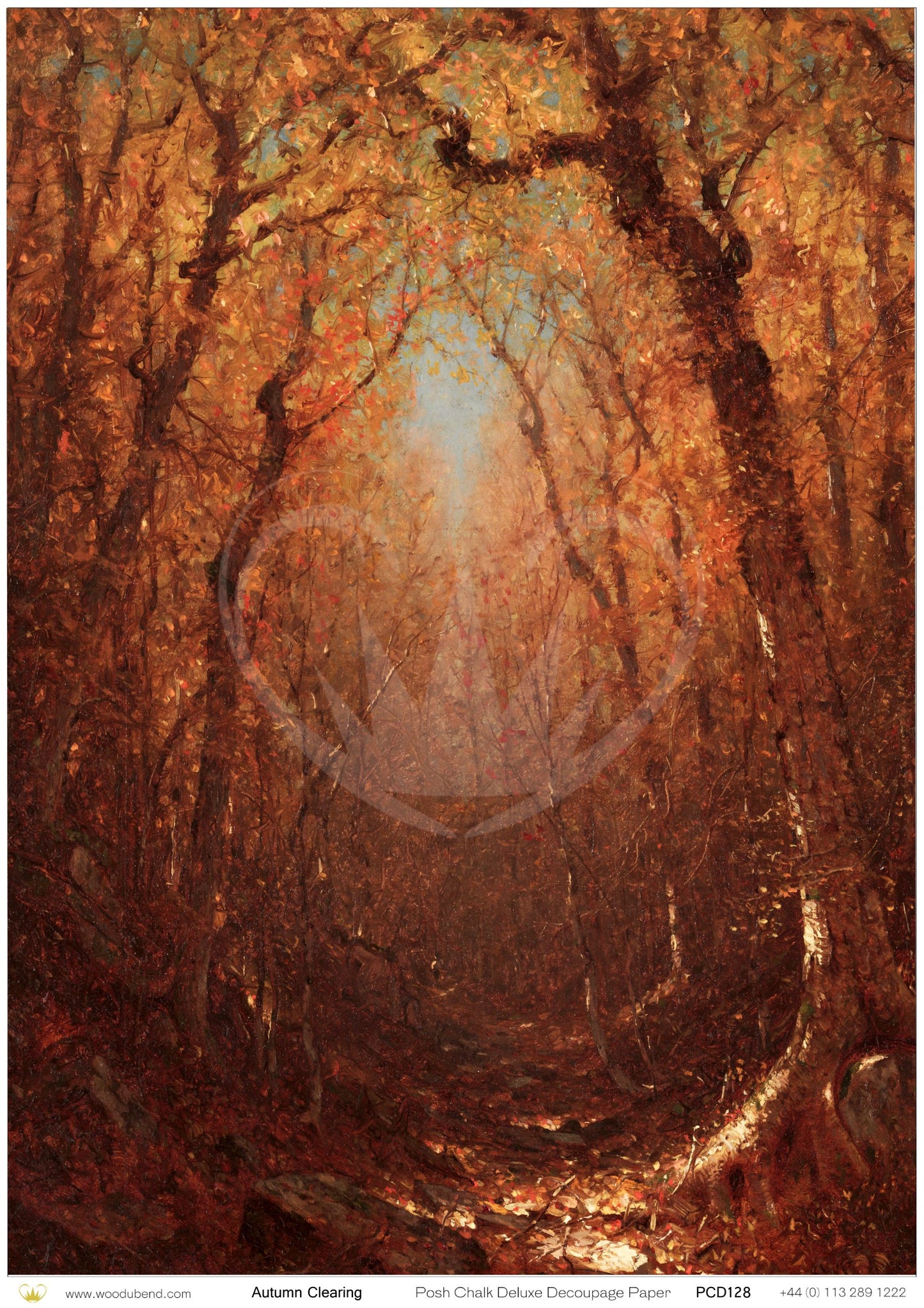 Papier découpage - Autumn Clearing (Papier de Riz)