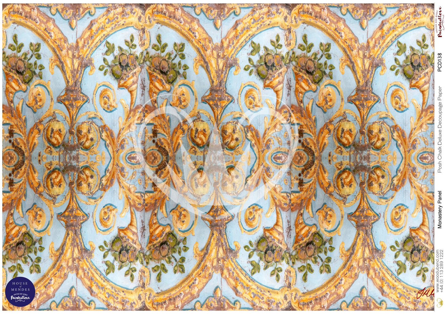 Papier découpage -Monastery Panel (Papier de Riz)