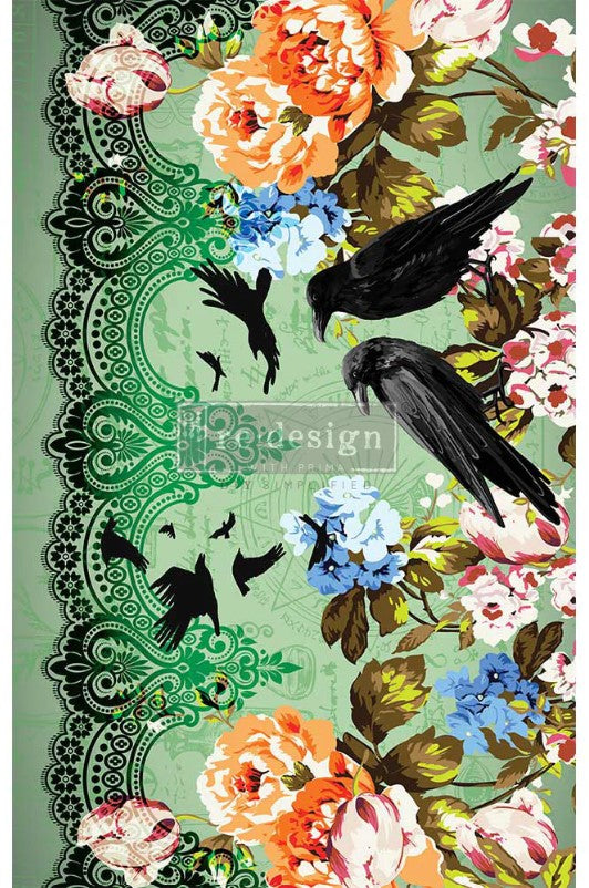 Papier découpage - Retro Garden (Papier Tissus)