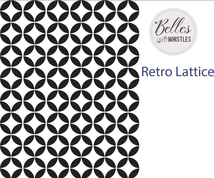Pochoirs - Retro Lattice