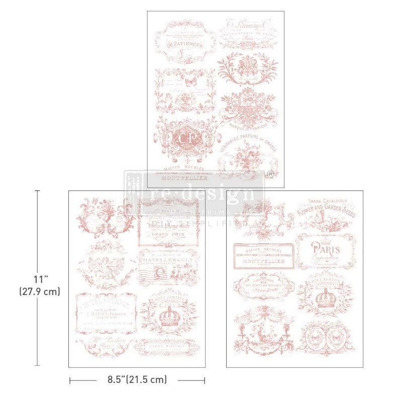 Transferts d'image - Vintage Labels III (Middy)