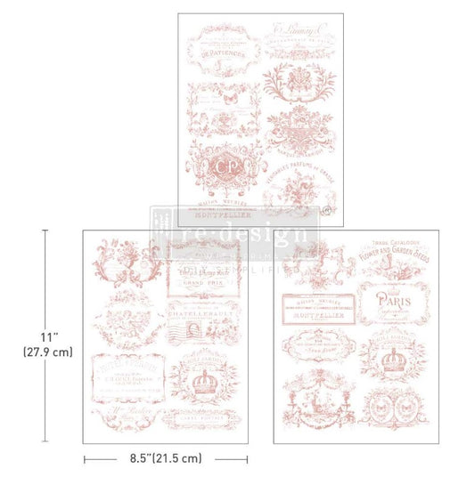 Transferts d'image - Vintage Labels III (Middy)