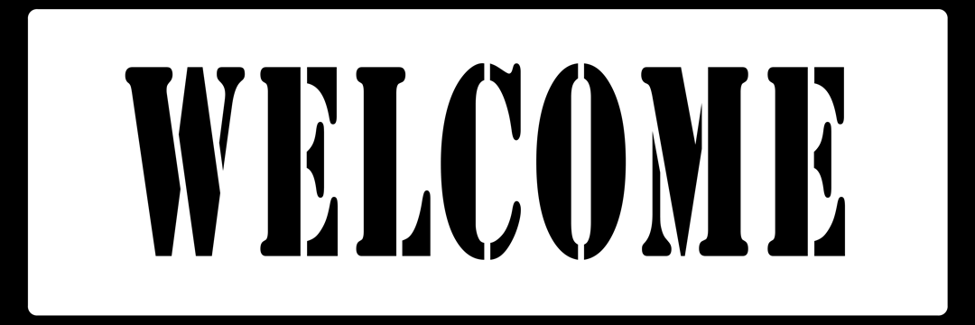 Pochoirs - Welcome