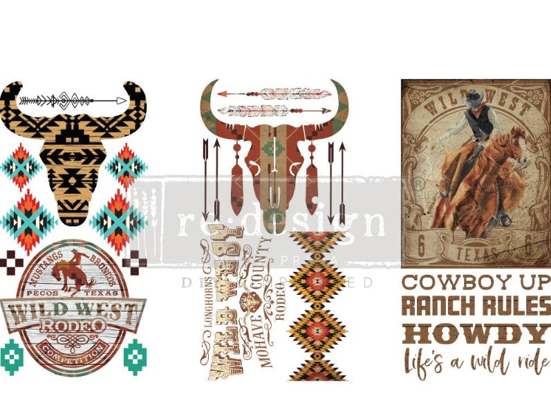 Transferts d'image - Wild West (Petit)