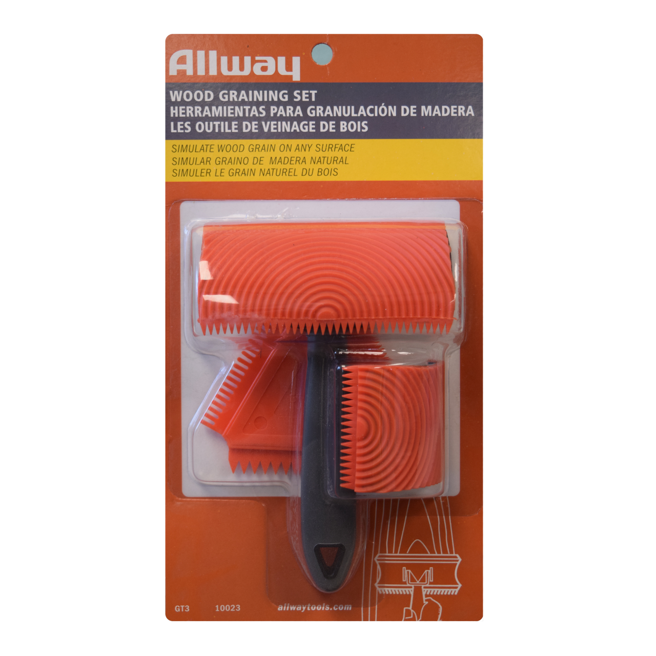 wood graining tool