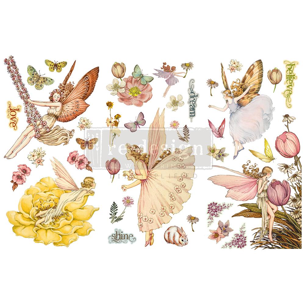 Transferts d'image - Fairy Flowers (Petit)