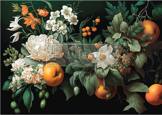 Papier découpage - Botanical Bliss A1 Fibre Tissus