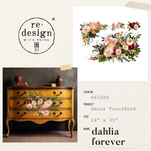 Transferts d'image - Dahlia Forever
