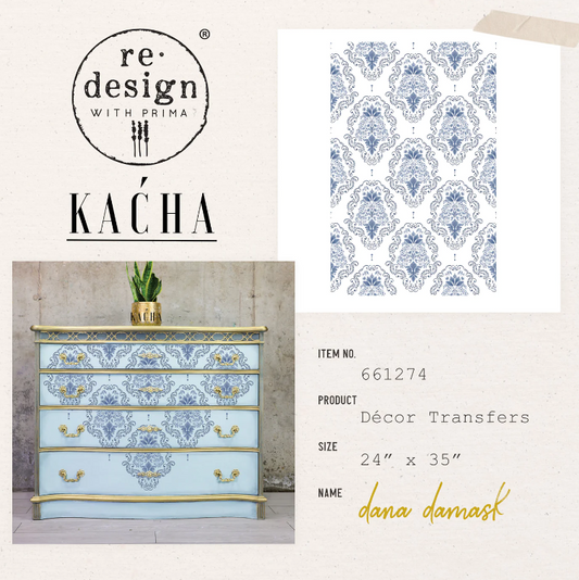 Transferts d'image - Dana Damask