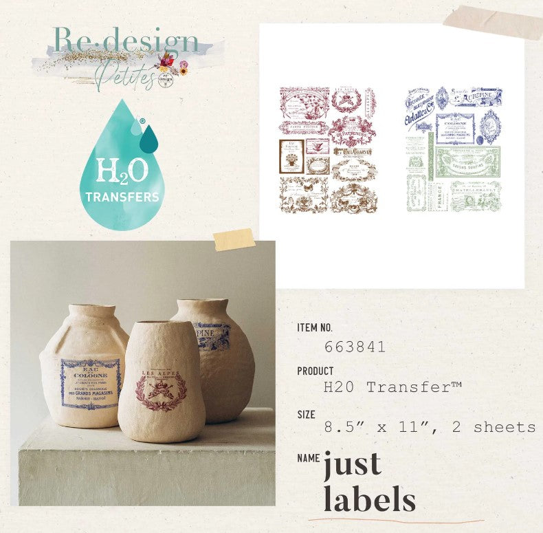 H2O Petit Transfert - Just Labels