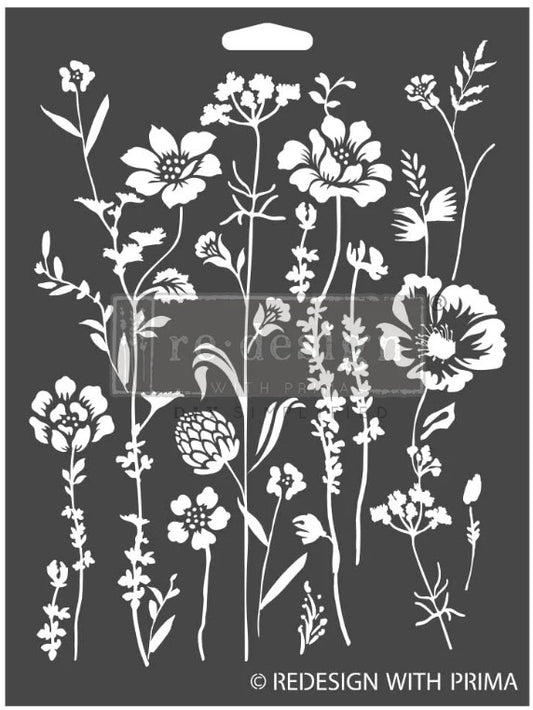 Pochoirs - Meadow Bloom