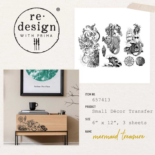 Transferts d'image - Mermaid Treasure (Petit)