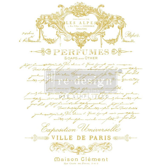 Kacha Gold Foil - Transferts d'image - Perfume Notes