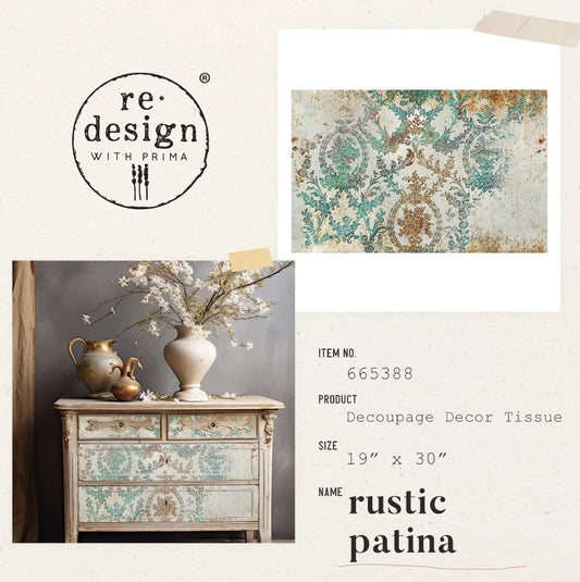 Papier découpage - Rustic Patina