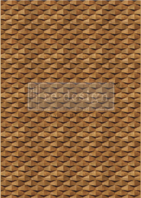 Papier découpage - Timber Luxe(A1 Fibre Tissus)