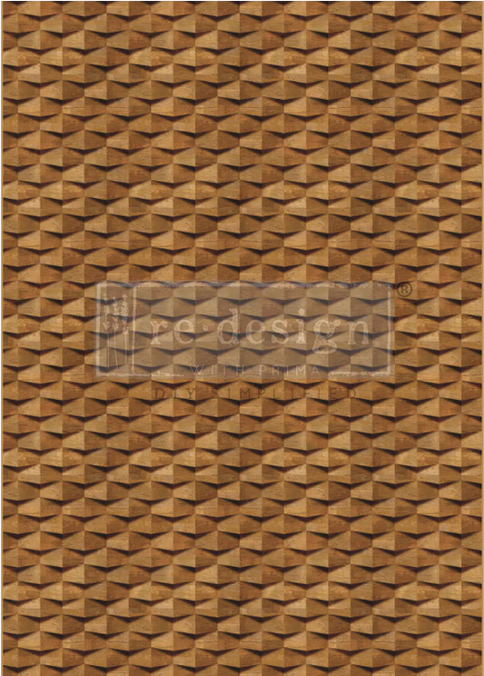 Papier découpage - Timber Luxe(A1 Fibre Tissus)