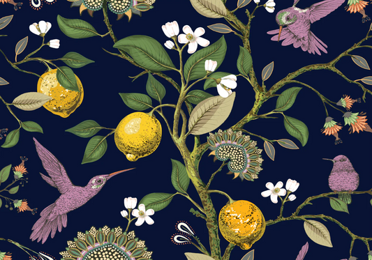 Papier découpage - Vintage Botanical (Papier de riz A1)
