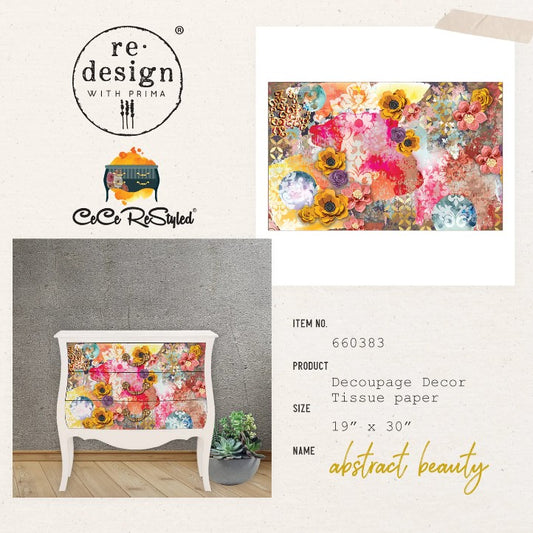 Papier découpage - Abstract Beauty (Cece Restyled)