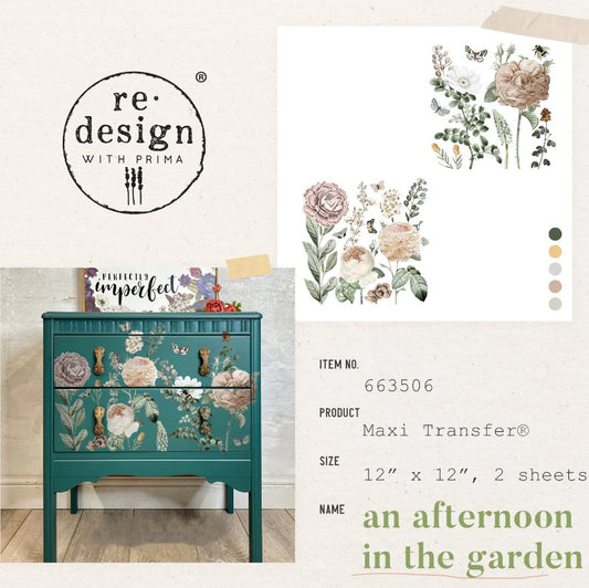 Transferts d'image -An Afternoon in the Garden - Prima Maxi