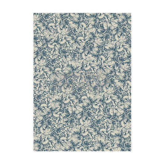 Papier découpage - Blue Wallpaper  (A1 Fiber Tissue)