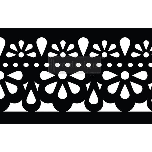 Pochoirs - Classic Lace (Rouleau Adhesif) Stick & Style Stencil