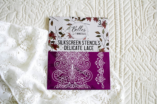 Silk Screen Stencil - Delicate Lace