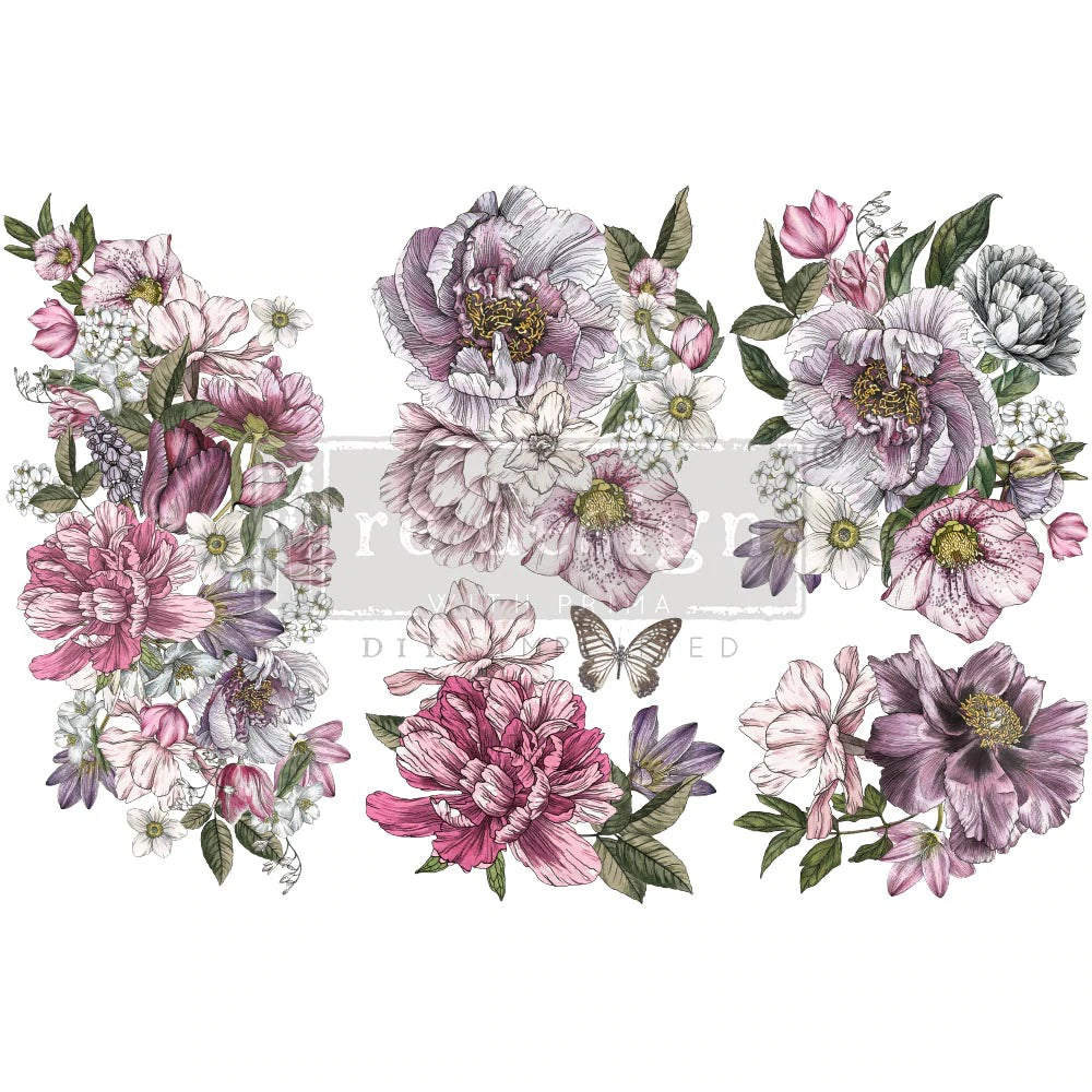 Image transfers - Dreamy Florals