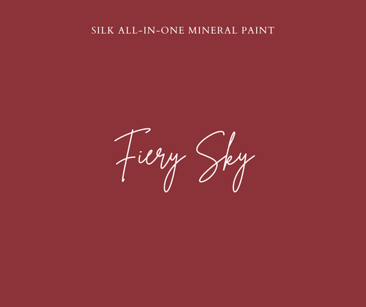 Silk Paint - Fiery Sky
