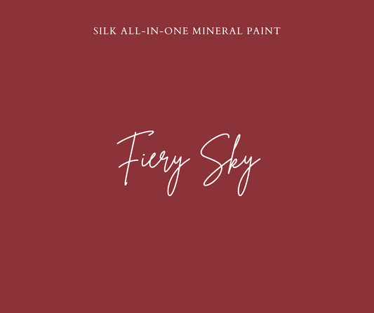 Peinture Silk - Fiery Sky