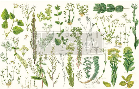 Papier découpage - Greenery (Tissus)