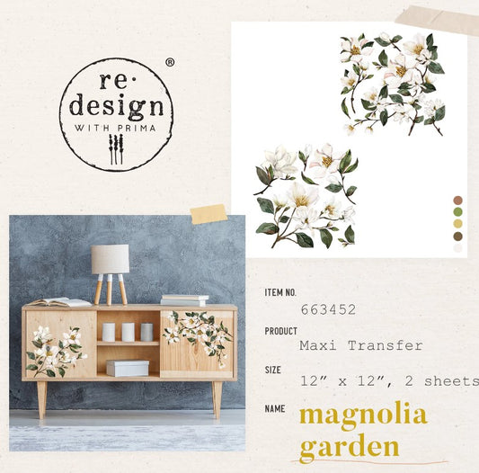 Transferts d'image - Magnolia Garden (Maxi)