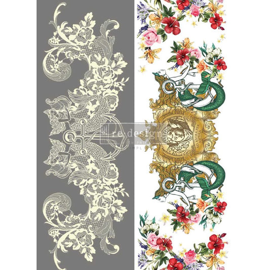 Transferts d'image - Mermaid Lace