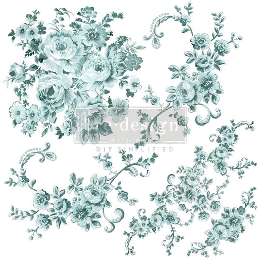 Transferts d'image - Minty Roses (Maxi)