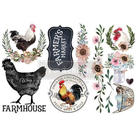 Transferts d'image - Morning Farmhouse (Petit)