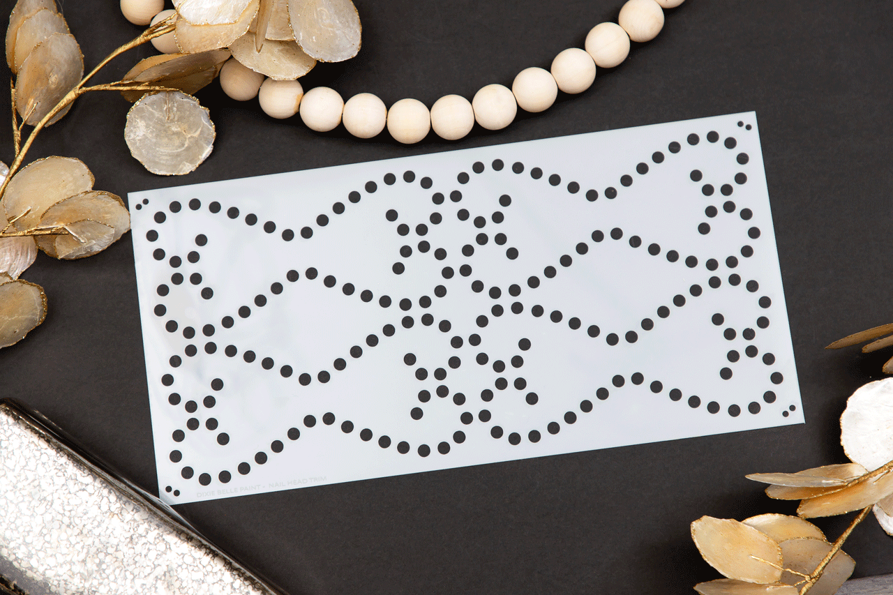 Pochoirs - Nailhead Trim Stencil