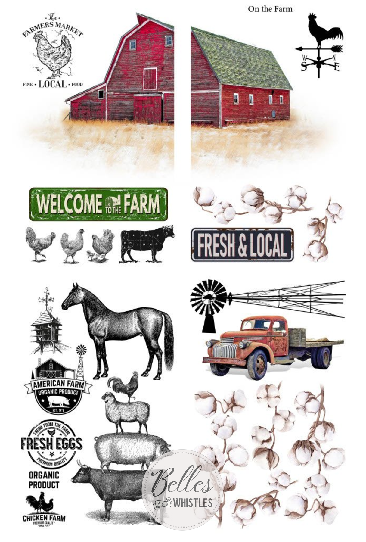 Transferts d'image - À la Ferme (On the Farm)
