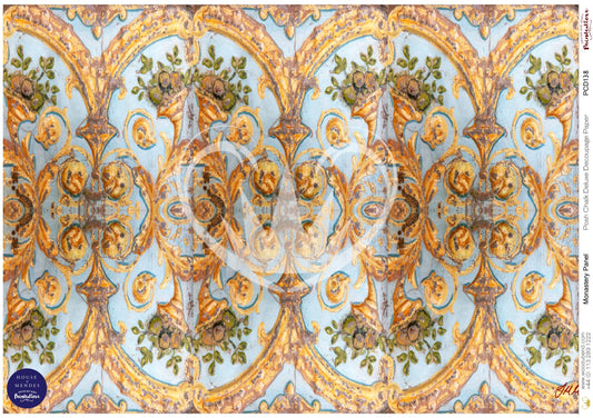 Papier découpage -Monastery Panel (Papier de Riz)