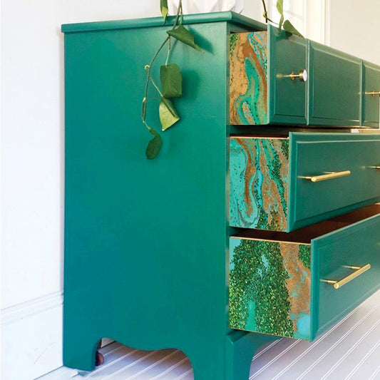 Decoupage Paper - Patina Copper (Mulberry Paper)